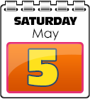 Saturday  5 May